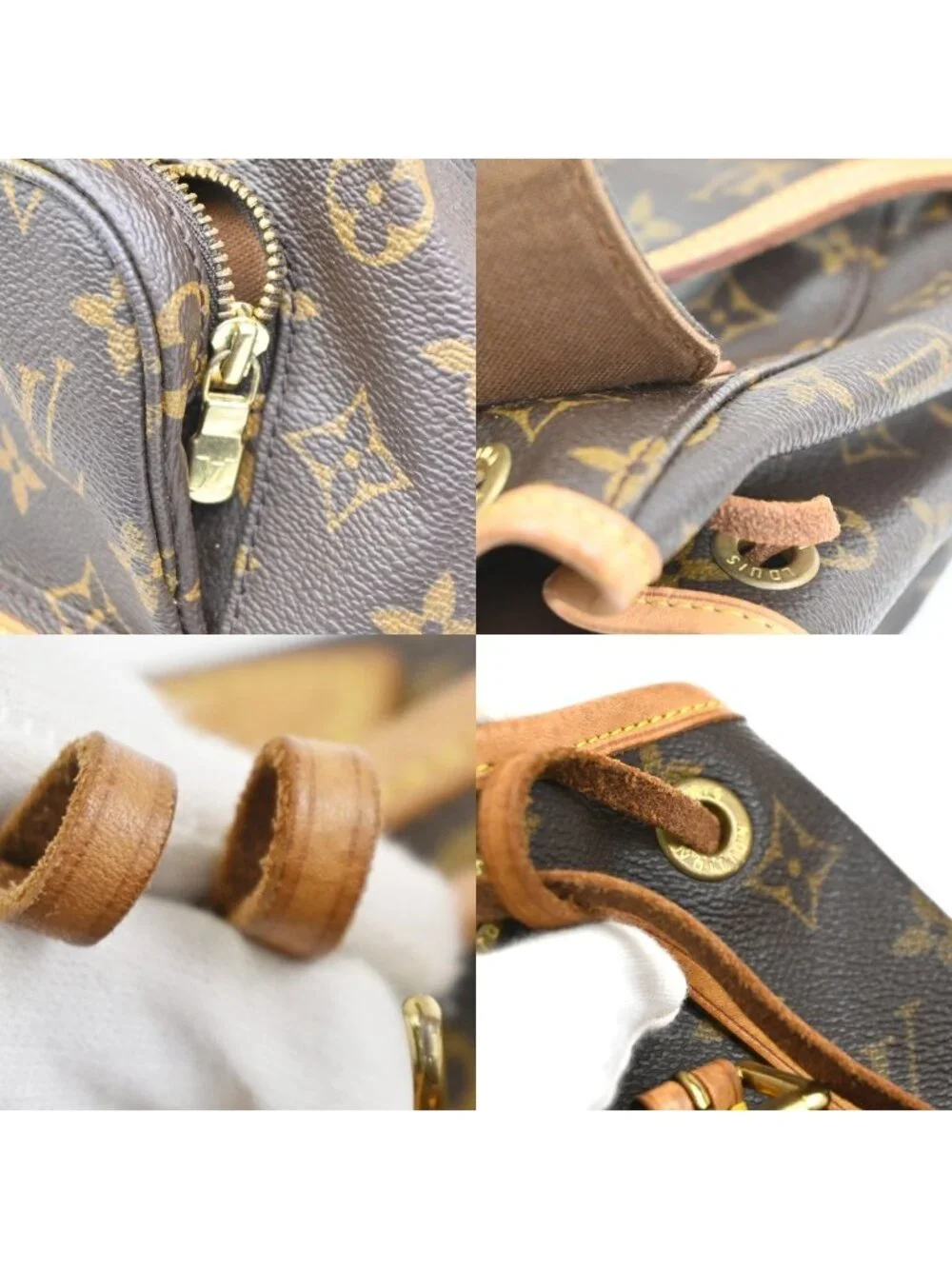 Louis Vuitton Mini Montsouris Backpack Monogram Leather